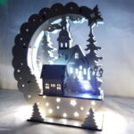 Adorno Nocturno de Luna - Decoración Creativa en Corte Láser para Iluminación Ambiental - Imagen 4