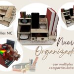 Organizador de Escritorio Personalizado para Corte Láser CNC - Archivo Vectorial para Corte Preciso