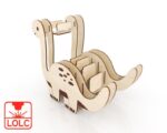 Organizador de Dinosaurios Personalizados | Archivos de Corte Láser para Manualidades y Decoración - Imagen 7