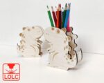 Organizador de Dinosaurios para Corte Láser - Archivos Vectoriales SVG y DXF para Manualidades - Imagen 2