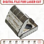 Caja USB personalizada para corte láser | Diseño moderno y funcional para almacenamiento seguro
