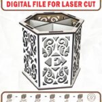 Portalapiceros Personalizado de Corte Láser - Organizador de Escritorio Creativo y Único