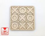 Juego de 3 en Raya para Corte Láser CNC en Madera y Acrílico - Diversión Creativa Asegurada - Imagen 2