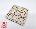 Juego de 3 en Raya para Corte Láser CNC en Madera y Acrílico - Diversión Creativa Asegurada - Imagen 4