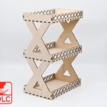 Bandeja escalonada para corte láser - Archivos SVG y DXF para proyectos únicos y personalizados