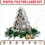 Árbolito Navideño de Corte Láser - Decoración Creativa para Fiestas y Regalos Personalizados
