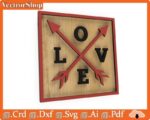 Siluetas de Amor y Amistad para Corte Láser y Cricut - Plantillas Creativas y Personalizables - Imagen 3