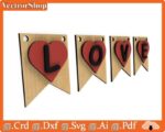Siluetas de Amor y Amistad para Corte Láser y Cricut - Plantillas Creativas y Personalizables - Imagen 4
