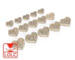 Caja de corazón para corte láser CNC | Diseño decorativo para regalos y eventos - Imagen 6