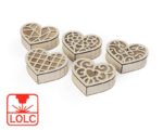 Caja de corazón para corte láser CNC | Diseño decorativo para regalos y eventos - Imagen 2