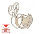 Caja de corazón para corte láser CNC | Diseño decorativo para regalos y eventos - Imagen 7