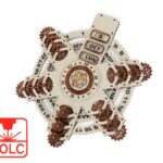 Reloj calendario con engranajes para corte láser CNC - Diseño decorativo y funcional