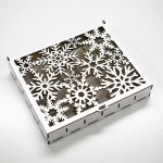 Archivos de Corte Láser para Caja de Regalo Navideña SVG, DXF y AI para Glowforge