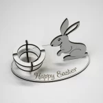 Archivos SVG de Corte Láser para Decoración de Pascua: Conejo y Huevos para Glowforge - Imagen 2