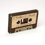 Diseño SVG de Casete Vintage para Corte Láser en Madera - Archivos CNC Creativos