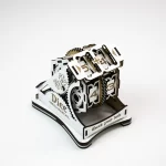 Dados de juego mecánicos para mesa - Archivos de corte láser SVG para personalización