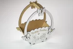 Cesta de Pascua SVG para Glowforge - Archivos para Corte Láser y Decoración Festiva