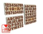 Abecedario y Números para Corte Láser CNC - Plantillas Personalizables para Decoración y Manualidades