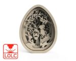 Huevo de Pascua Multicapa para Corte Láser - Diseño Decorativo Personalizable
