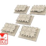 Juego de mesa: 5 rompecabezas decorativos para corte láser personalizados