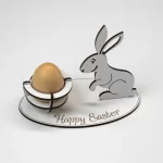 Archivos SVG de Corte Láser para Decoración de Pascua: Conejo y Huevos para Glowforge