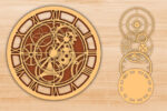 Reloj 3D de Corte Láser Multicapa Personalizable para Decoración y Regalos - Imagen 3