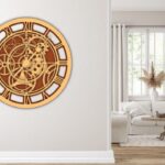 Reloj 3D de Corte Láser Multicapa Personalizable para Decoración y Regalos