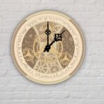 Reloj multicapa de diseño moderno para corte láser CNC - DIY y manualidades