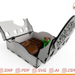 Caja de regalo personalizada para el Día de la Madre - Corte láser artesanal único