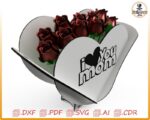 Caja de Corazón para Mamá - Diseño Exclusivo para Corte Láser Personalizado - Imagen 2