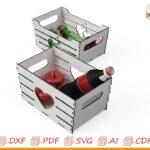 Canastas personalizadas para el Día de la Madre con diseño de corte láser único