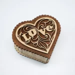 Caja de amor - Archivos SVG para Corte Láser Personalizado y Creativo - Imagen 2