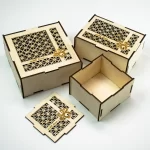 Caja de archivos SVG para corte láser en 3 tamaños - Plantillas personalizables y fáciles de usar - Imagen 3