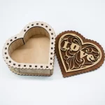 Caja de amor - Archivos SVG para Corte Láser Personalizado y Creativo