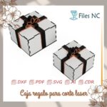 Caja de Regalo Personalizada para Corte Láser - Ideal para Regalos Únicos y Creativos