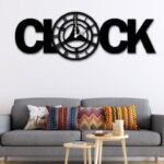 Plantilla Silueta Reloj Minimalista para Corte Láser - Diseño Creativo DIY