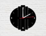 Plantilla de Silueta de Reloj Minimalista para Corte Láser - Diseño Personalizado y Fácil de Usar