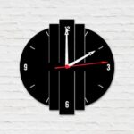 Plantilla de Silueta de Reloj Minimalista para Corte Láser - Diseño Personalizado y Fácil de Usar