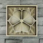 Mándala de Flor Multicapa para Corte Láser - Diseño Decorativo Personalizado