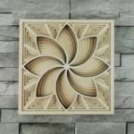 Mándala Multicapa para Corte Láser - Diseño Creativo para Decoración Personalizada