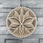 Mándala Floral Multicapa para Corte Láser - Diseño Personalizado y Detallado