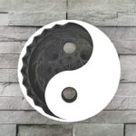 Mándala Yin Yang multicapas para corte láser | Diseño decorativo y espiritual