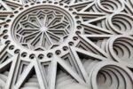 Mándala en capas de estrella para corte láser personalizado y decoración artística - Imagen 3