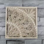 Mándala multilayer para corte láser - Diseño decorativo personalizable y único