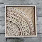 Mándala Decorativo para Corte Láser - Diseño Personalizado para Artesanía y Decoración