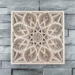 Mándala de Flor Multicapa para Corte Láser - Diseño Decorativo Personalizable