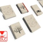 Cuaderno de madera con cubierta personalizable - Archivo SVG de notebook cortado láser Pack 2