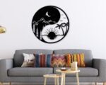 Cuadro decorativo Yin Yang para corte láser - Diseño moderno y artesanal en detalle - Imagen 2