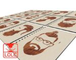 Cubiertas de Notebook Masculinas - Pack de 15 Piezas para Corte Láser, Estilo Variado