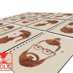 Cubiertas de Notebook Masculinas - Pack de 15 Piezas para Corte Láser, Estilo Variado